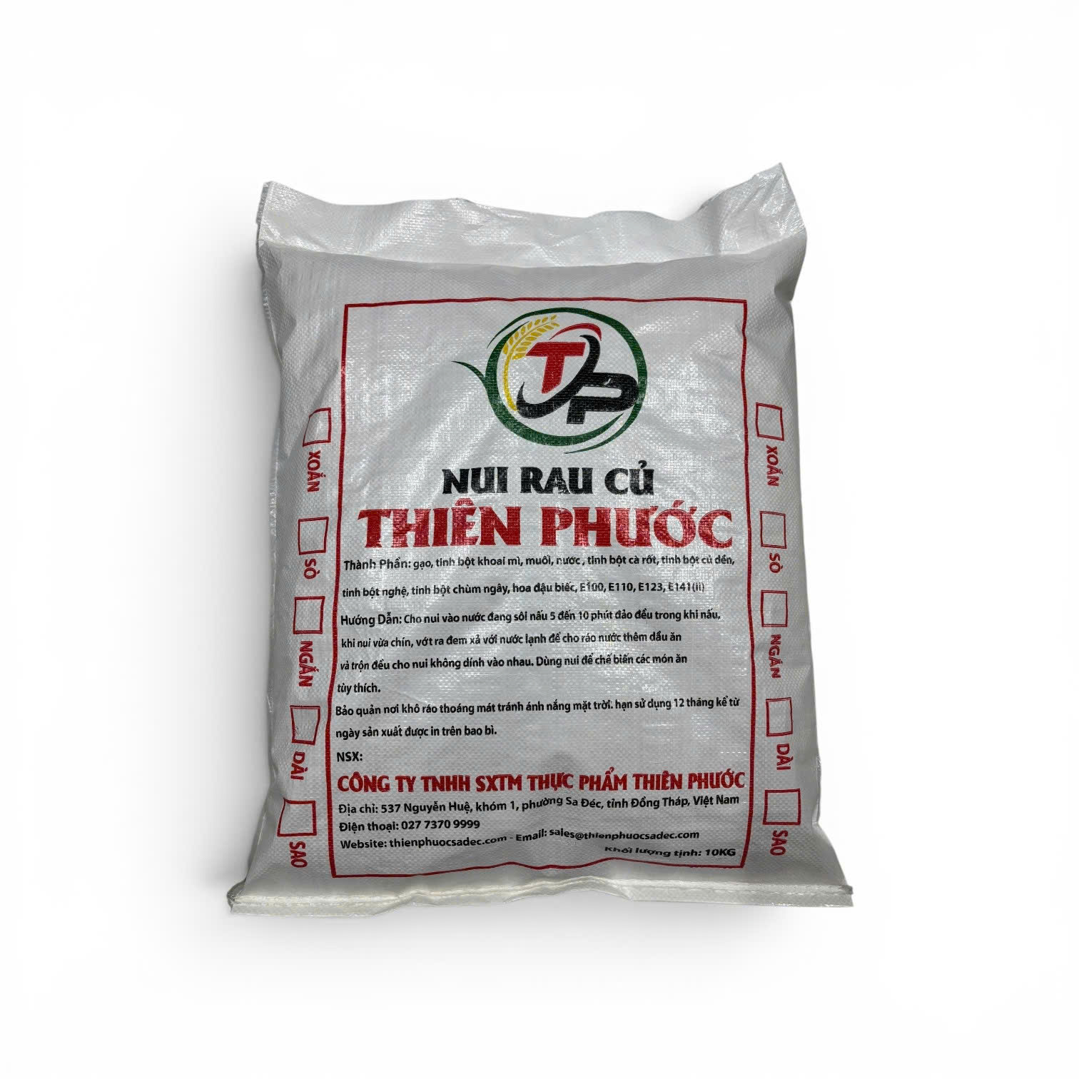Nui rau củ Thiên Phước 10 kg